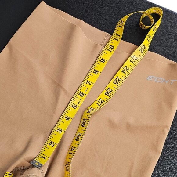 ECHT Womens High Rise Tan Athletic Leggings, Thick Waist for Control, Size M - Picture 5 of 8
